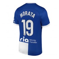 Atletico Madrid Alvaro Morata #19 Replica Away Shirt 2023-24 Short Sleeve